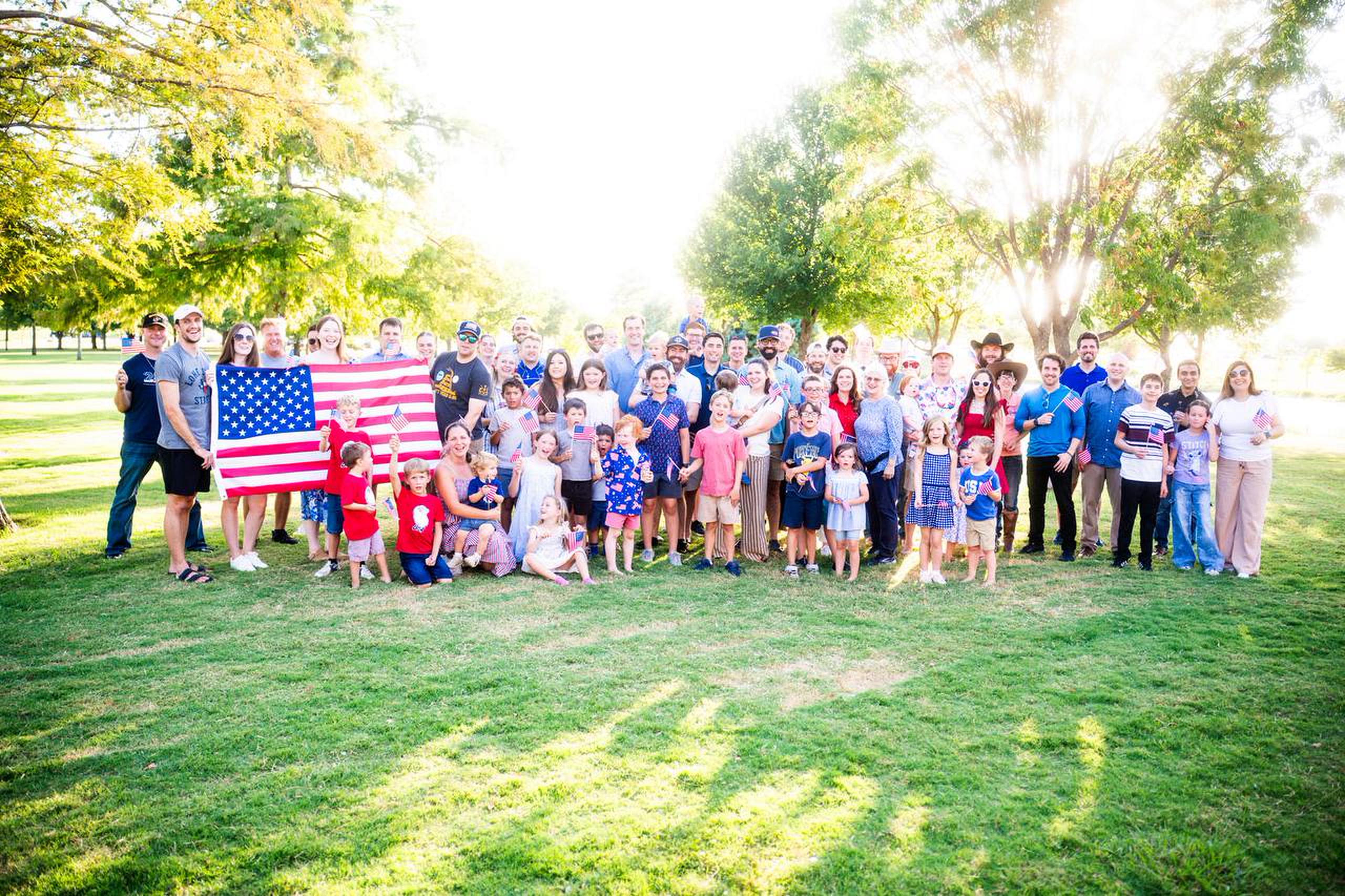 Plano Young Republicans families and friends gathered for an Independence Day cookout