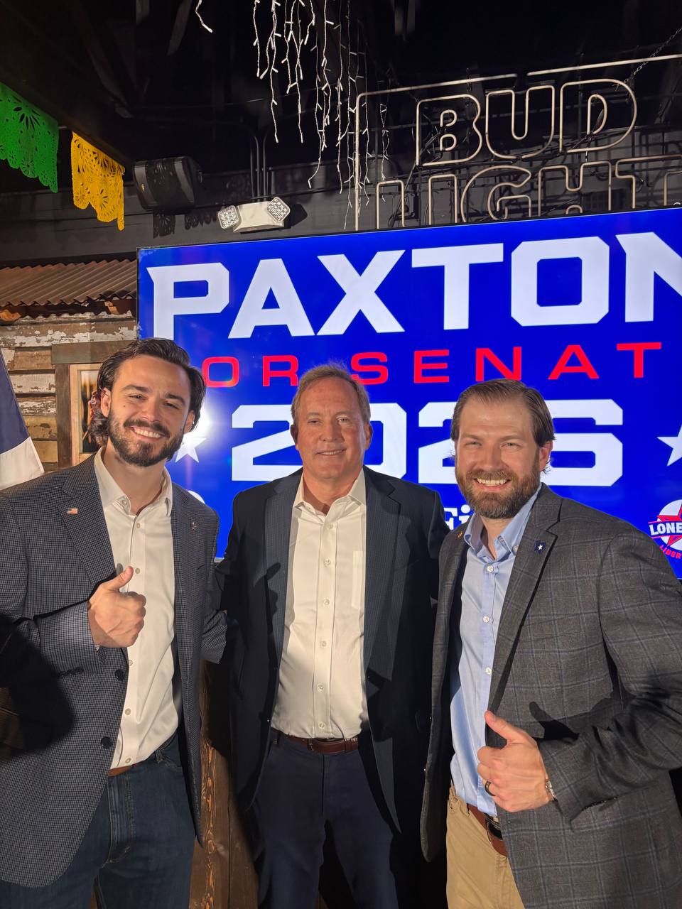 Texas Attorney General Ken Paxton with Plano Young Republicans members