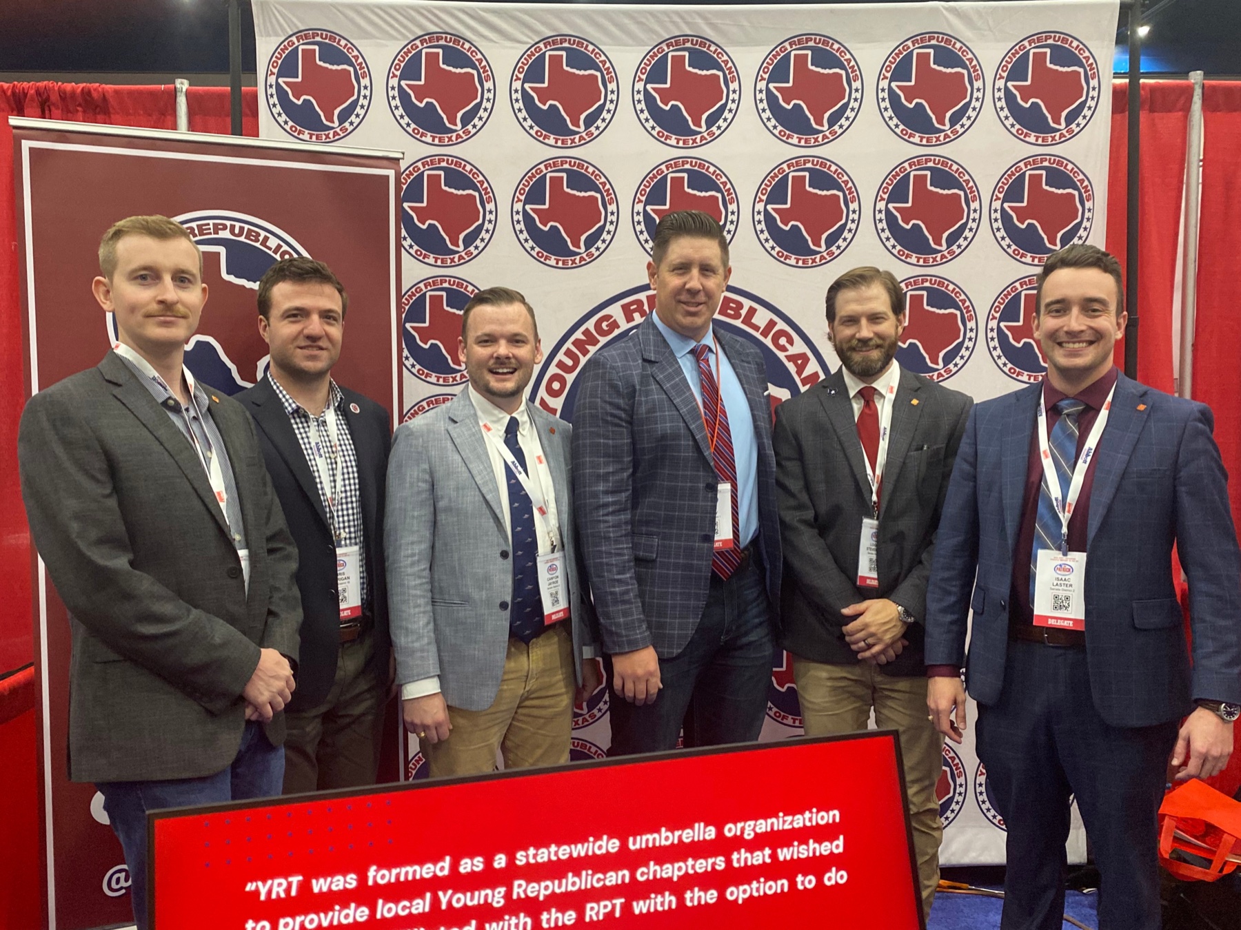 Young Republicans of Texas delegates at the 2026 Republican Party of Texas Convention
